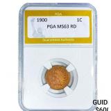 1900 Indian Head Cent PGA MS63 RD