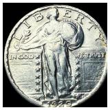 1929 Standing Liberty Silver Quarter CHOICE AU