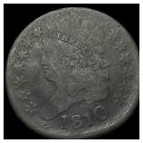 1810 Classic Head Half Cent LIGHTLY CIRCULATED