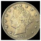 1910 Liberty Head Nickel CLOSELY UNCIRCULATED