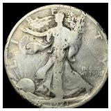 1921-D Silver Half Dollar Walking Liberty  NICELY