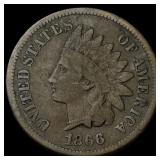 1866 Indian Head Cent LIGHTLY CIRCULATED