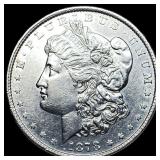 1878 8TF Silver Morgan Dollar CHOICE AU