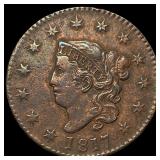 1817 Coronet Head Large Cent NEARLY UNCIRCULATED
