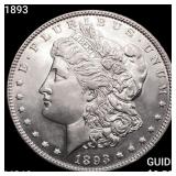 1893 Morgan Silver Dollar CHOICE BU