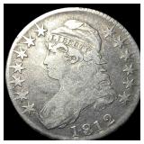 1812 Capped Bust Half Dollar LIGHTLY CIRCULATED
