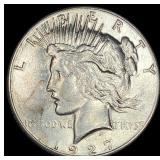 1927-S Silver Peace Dollar CLOSELY  UNCIRCULATED