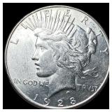 1928 Silver Peace Dollar UNCIRCULATED