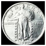 1917 Standing Liberty Quarter CLOSELY  UNCIRCULAT