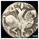 700-1000 AD India Rajput Silver Jital NEARLY UNCIR