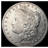 1883 Morgan Silver Dollar ABOUT UNCIRCULATED