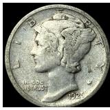 1925-D Silver Mercury Dime LIGHTLY CIRCULATED