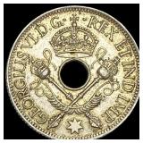 1945 New Guinea Silver Shilling UNCIRCULATED