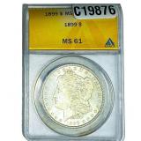 1899 Morgan Silver Dollar ANACS MS61