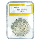 1888-O Morgan Silver Dollar PGA Genuine Hot Lips