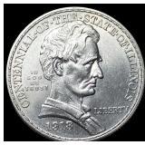 1918 Silver Illinois Half Dollar UNCIRCULATED