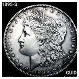 1895-S Morgan Silver Dollar CLOSELY UNCIRCULATED