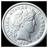 1898 Silver Barber Dime NEARLY UNCIRCULATED