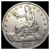 1877-S Silver Trade Dollar LIGHTLY CIRCULATED