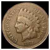1872 Indian Head Cent LIGHTLY CIRCULATED
