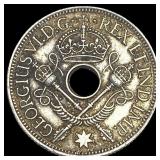 1945 New Guinea Silver Shilling UNCIRCULATED
