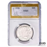 1936 Long Island Half Dollar PGA MS65