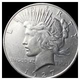 1927-D Silver Peace Dollar CLOSELY UNCIRCULATED