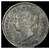 1883-H Canada Silver 5 Cents SUPERB GEM BU