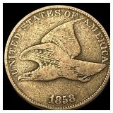 1858 Flying Eagle Cent LIGHTLY CIRCULATED