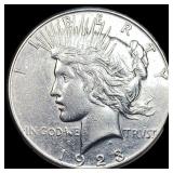 1923-S Silver Peace Dollar CLOSELY UNCIRCULATED
