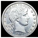1910 Silver Barber Quarter CLOSELY UNCIRCULATED