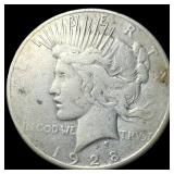 1928 Silver Peace Dollar NICELY CIRCULATED