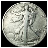 1919-D Walking Liberty Half Dollar LIGHTLY  CIRCU
