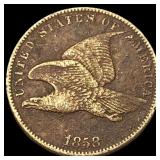1858 Copper-Nickel Flying Eagle Cent HIGH  GRADE
