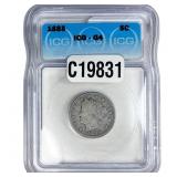1885 Liberty Victory Nickel ICG G4