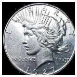 1927-S Silver Peace Dollar UNCIRCULATED