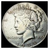 1935 Silver Peace Dollar CLOSELY UNCIRCULATED