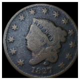 1827 Coronet Head Large Cent LIGHTLY CIRCULATED