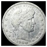 1900 Barber Silver Quarter LIGHTLY CIRCULATED