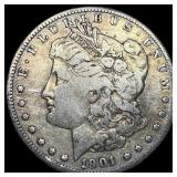 1901-S Silver Morgan Dollar ABOUT UNCIRCULATED