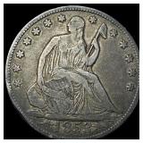 1853-O Seated Liberty Half Dollar (Arrows) NEARLY