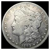 1893-O Silver Morgan Dollar LIGHTLY CIRCULATED