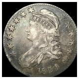 1824 Capped Bust Half Dollar NEARLY UNCIRCULATED