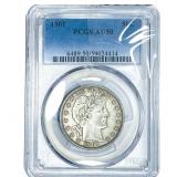 1901 Barber Half Dollar PCGS AU50