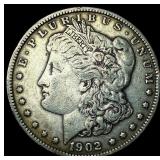 1902 Morgan Silver Dollar NEARLY UNCIRCULATED