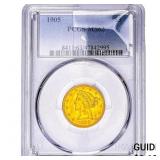 1905 $5 Gold Half Eagle PCGS MS63