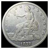 1878-S Silver Trade Dollar LIGHTLY CIRCULATED
