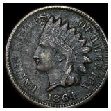 1864 Indian Head Cent (Bronze) NEARLY UNCIRCULATED
