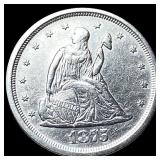 1875-S Silver Twenty Cents UNCIRCULATED