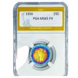 1926 Standing Liberty Quarter PGA MS65 FH